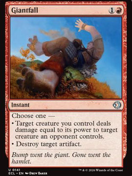 Giantfall (ECL-141) - Lorwyn Eclipsed