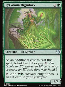 Lys Alana Dignitary (ECL-180) - Lorwyn Eclipsed Foil