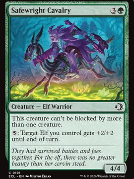 Safewright Cavalry (ECL-191) - Lorwyn Eclipsed Foil
