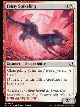 Feisty Spikeling (ECL-223) - Lorwyn Eclipsed