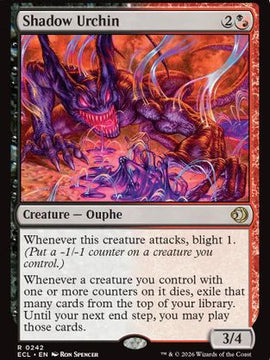 Shadow Urchin (ECL-242) - Lorwyn Eclipsed Foil