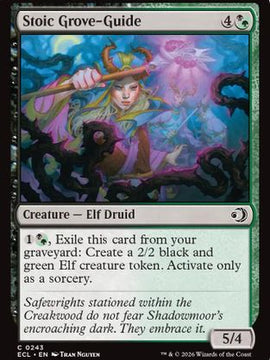 Stoic Grove-Guide (ECL-243) - Lorwyn Eclipsed Foil