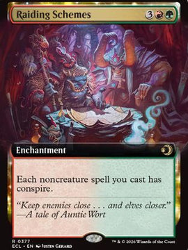 Raiding Schemes (Extended Art) (ECL-377) - Lorwyn Eclipsed