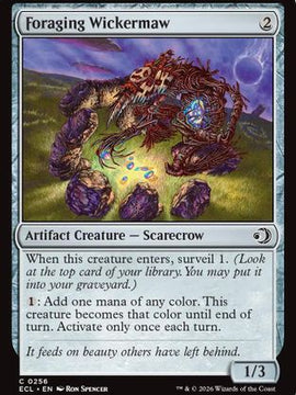 Foraging Wickermaw (ECL-256) - Lorwyn Eclipsed