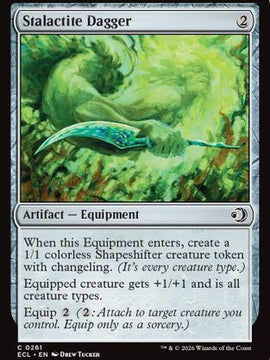 Stalactite Dagger (ECL-261) - Lorwyn Eclipsed Foil
