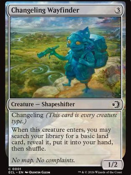 Changeling Wayfinder (ECL-001) - Lorwyn Eclipsed Foil