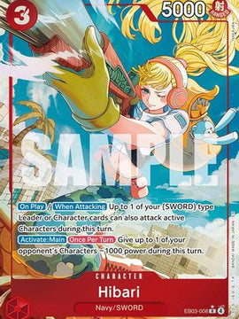 Hibari (Alternate Art) (EB03-008) - Extra Booster: One Piece Heroines Edition Foil