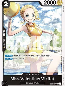 Miss.Valentine(Mikita) (EB03-047) - Extra Booster: One Piece Heroines Edition