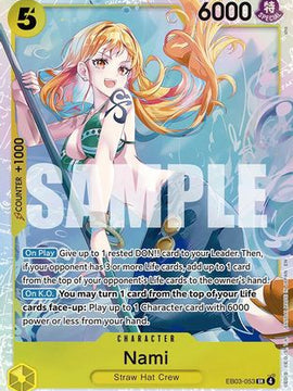 Nami (053) (EB03-053) - Extra Booster: One Piece Heroines Edition Foil