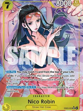 Nico Robin (055) (Alternate Art) (EB03-055) - Extra Booster: One Piece Heroines Edition Foil