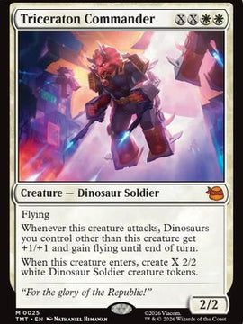 Triceraton Commander (TMT-025) - Teenage Mutant Ninja Turtles Foil