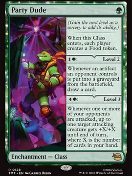 Party Dude (TMT-128) - Teenage Mutant Ninja Turtles Foil