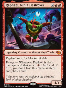 Raphael, Ninja Destroyer (TMT-102) - Teenage Mutant Ninja Turtles Foil