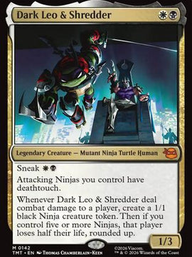 Dark Leo & Shredder (TMT-142) - Teenage Mutant Ninja Turtles