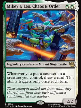 Mikey & Leo, Chaos & Order (TMT-158) - Teenage Mutant Ninja Turtles