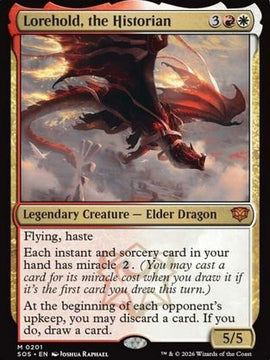 Lorehold, the Historian (SOS-201) - Secrets of Strixhaven Foil