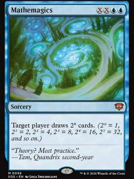 Mathemagics (SOS-058) - Secrets of Strixhaven Foil