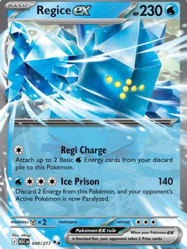 Regice ex 48 - ME Ascended Heroes Holofoil
