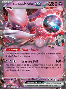 Team Rocket's Mewtwo ex - 079/217 79 - ME Ascended Heroes Holofoil