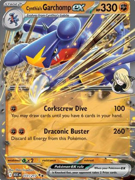 Cynthia's Garchomp ex 111 - ME Ascended Heroes Holofoil