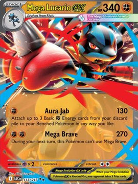 Mega Lucario ex 113 - ME Ascended Heroes Holofoil