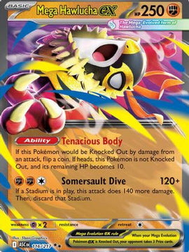 Mega Hawlucha ex - 116/217 116 - ME Ascended Heroes Holofoil