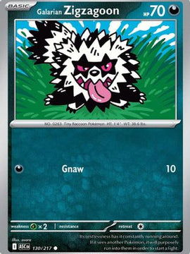 Galarian Zigzagoon 130 - ME Ascended Heroes
