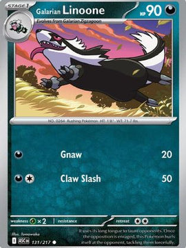 Galarian Linoone 131 - ME Ascended Heroes