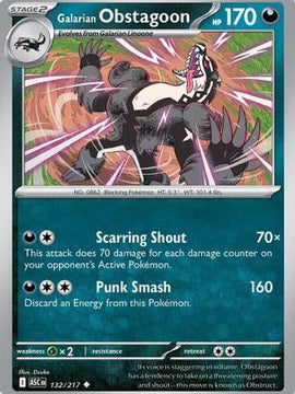 Galarian Obstagoon - 132/217 132 - ME Ascended Heroes