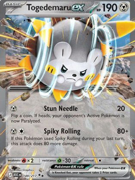 Togedemaru ex 149 - ME Ascended Heroes Holofoil