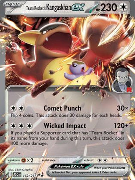 Team Rocket's Kangaskhan ex 162 - ME Ascended Heroes Holofoil