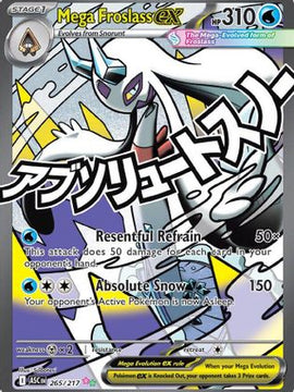 Mega Froslass ex - 265/217 265 - ME Ascended Heroes Holofoil