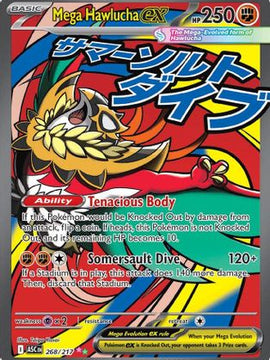 Mega Hawlucha ex - 268/217 268 - ME Ascended Heroes Holofoil
