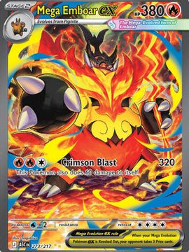 Mega Emboar ex - 273/217 273 - ME Ascended Heroes Holofoil