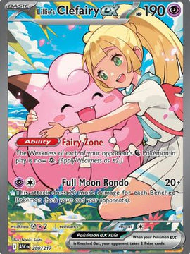 Lillie's Clefairy ex - 280/217 280 - ME Ascended Heroes Holofoil