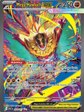 Mega Hawlucha ex - 283/217 283 - ME Ascended Heroes Holofoil