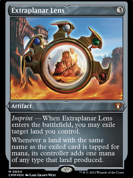 Extraplanar Lens (CMM-604) - Commander Masters Etched Foil