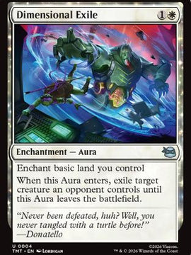 Dimensional Exile (TMT-004) - Teenage Mutant Ninja Turtles Foil