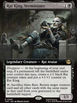 Rat King, Verminister (Extended Art) (TMT-266) - Teenage Mutant Ninja Turtles Foil