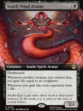 South Wind Avatar (Extended Art) (TMT-269) - Teenage Mutant Ninja Turtles Foil