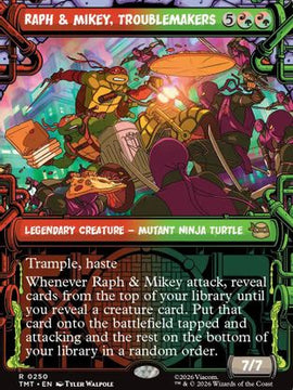 Raph & Mikey, Troublemakers (Showcase) (TMT-250) - Teenage Mutant Ninja Turtles