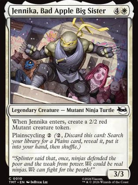 Jennika, Bad Apple Big Sister (TMT-010) - Teenage Mutant Ninja Turtles Foil