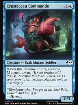 Crustacean Commando (TMT-033) - Teenage Mutant Ninja Turtles Foil