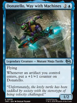 Donatello, Way with Machines (TMT-038) - Teenage Mutant Ninja Turtles Foil
