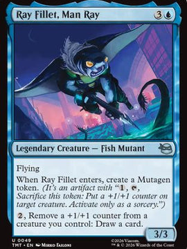 Ray Fillet, Man Ray (TMT-049) - Teenage Mutant Ninja Turtles Foil