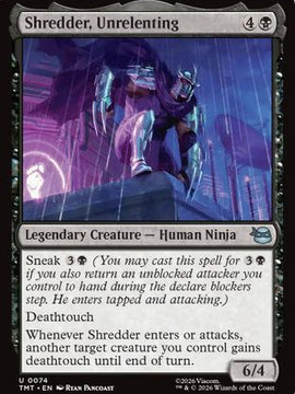 Shredder, Unrelenting (TMT-074) - Teenage Mutant Ninja Turtles Foil