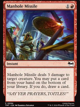 Manhole Missile (TMT-094) - Teenage Mutant Ninja Turtles Foil