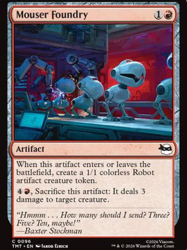 Mouser Foundry (TMT-096) - Teenage Mutant Ninja Turtles Foil