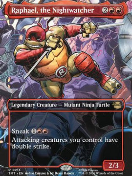 Raphael, the Nightwatcher (Borderless) (TMT-213) - Teenage Mutant Ninja Turtles