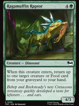 Ragamuffin Raptor (TMT-130) - Teenage Mutant Ninja Turtles Foil